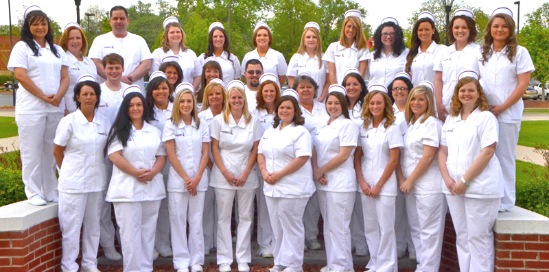 a group of nursing students